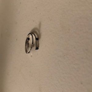 Diamond and Safire ring